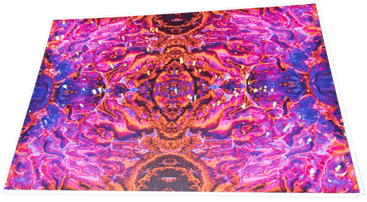 "BIRTH OF A PHOENIX UV RORSCHACH" PRINT (HOLO & GLOSS) - Prints - The Pour Hippy